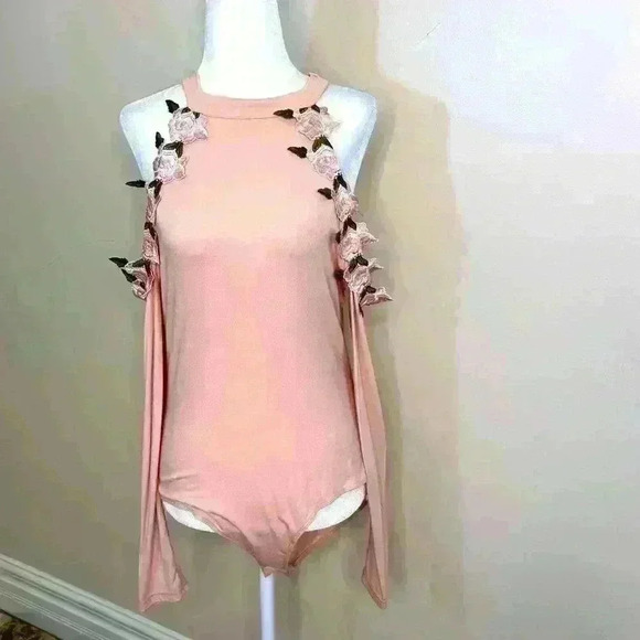Peach Body Suit - Picture 1 of 3